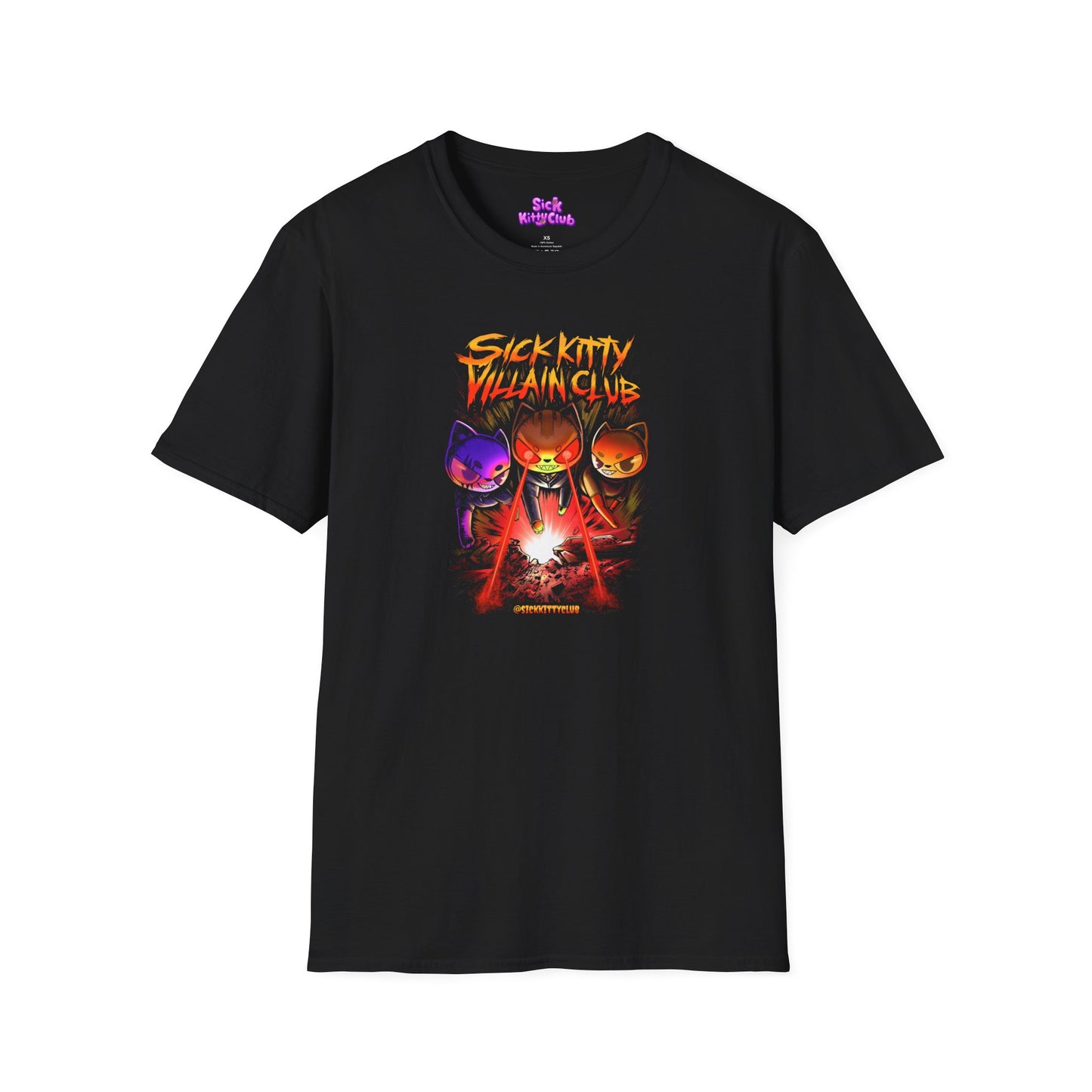 Sick Kitty Villain Club Soft T-Shirt