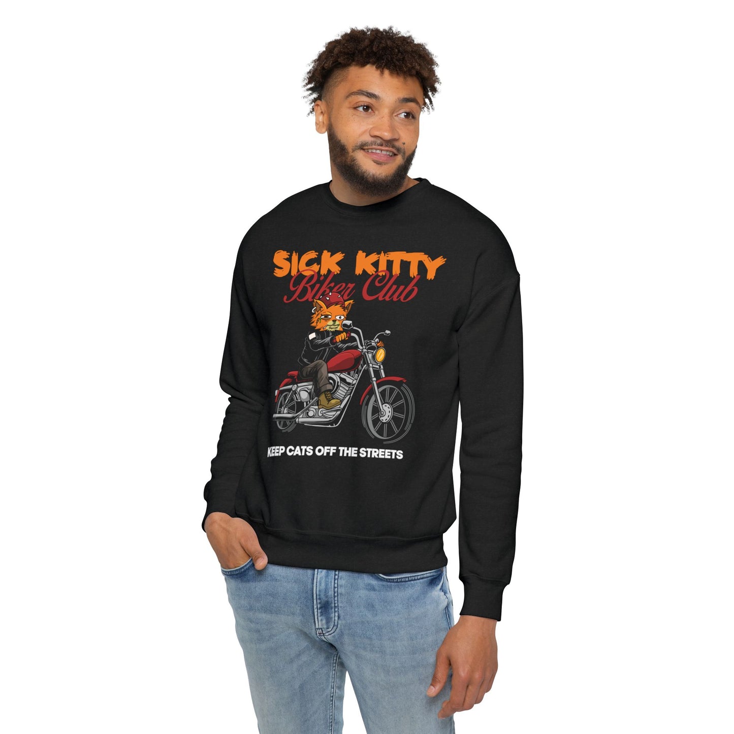 Sick Kitty Biker Club Sweatshirt