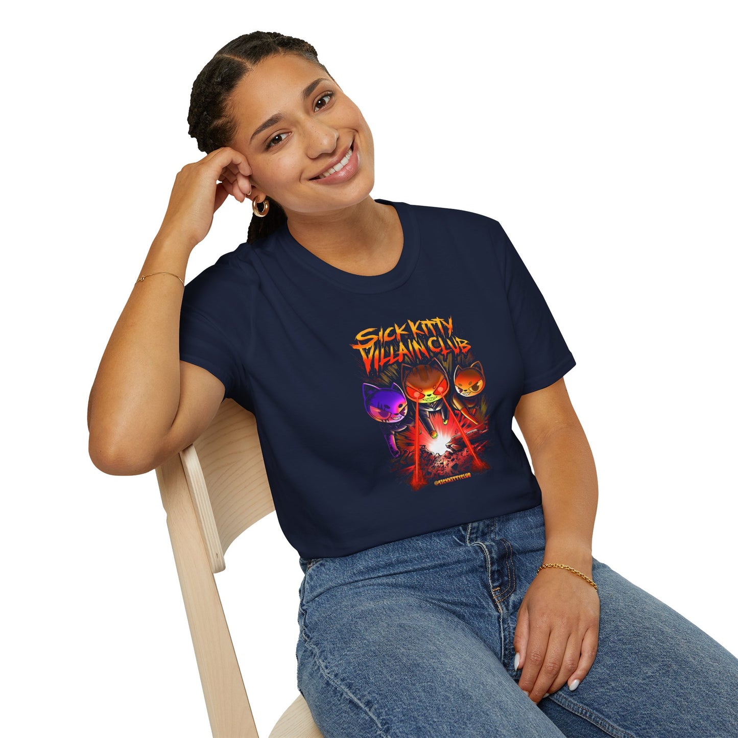 Sick Kitty Villain Club Soft T-Shirt