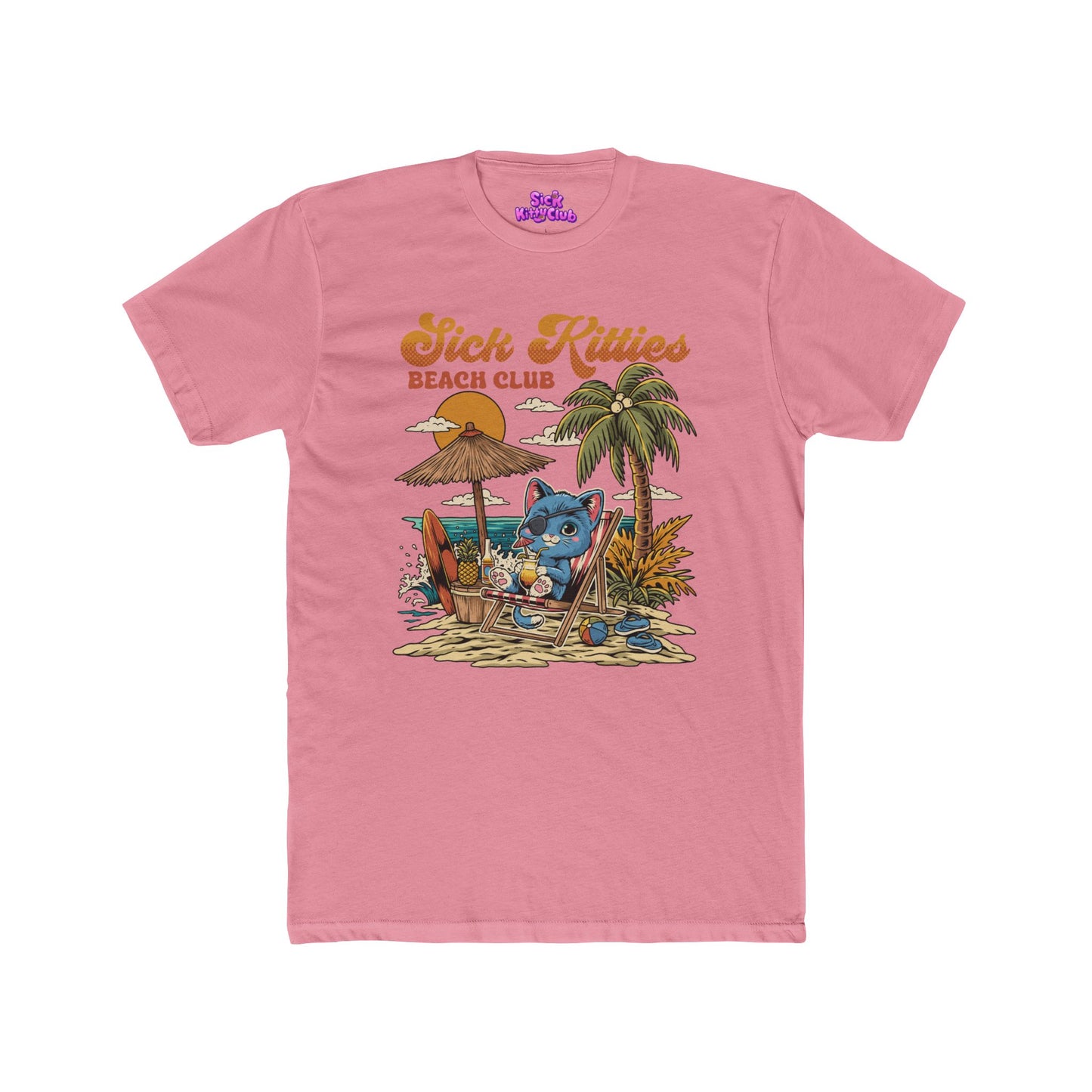 Sick Kitty Beach Club T-Shirt