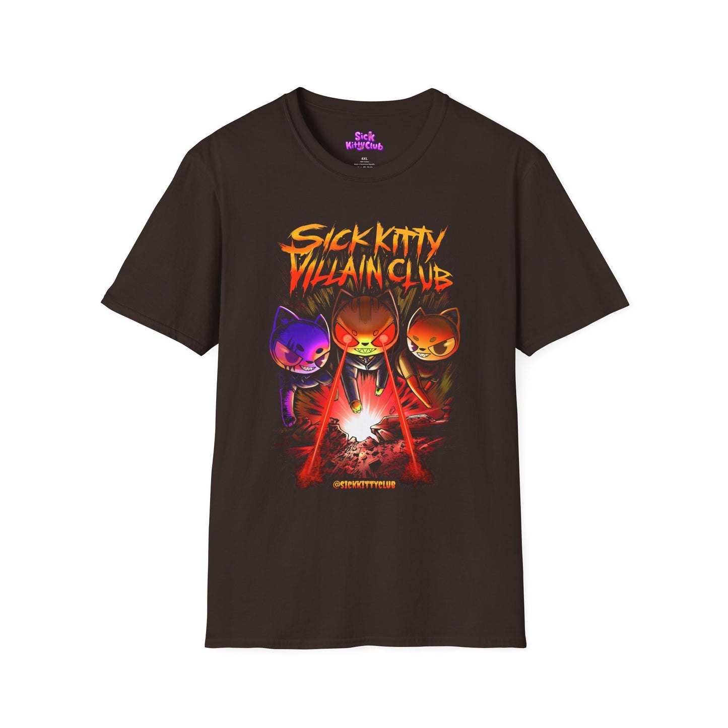 Sick Kitty Villain Club Soft T-Shirt