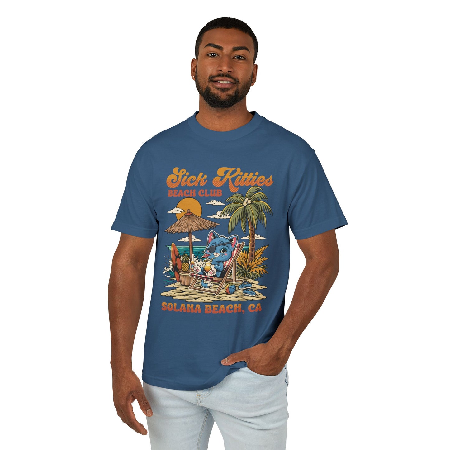 Sick Kitty Solana Beach Club T-Shirt