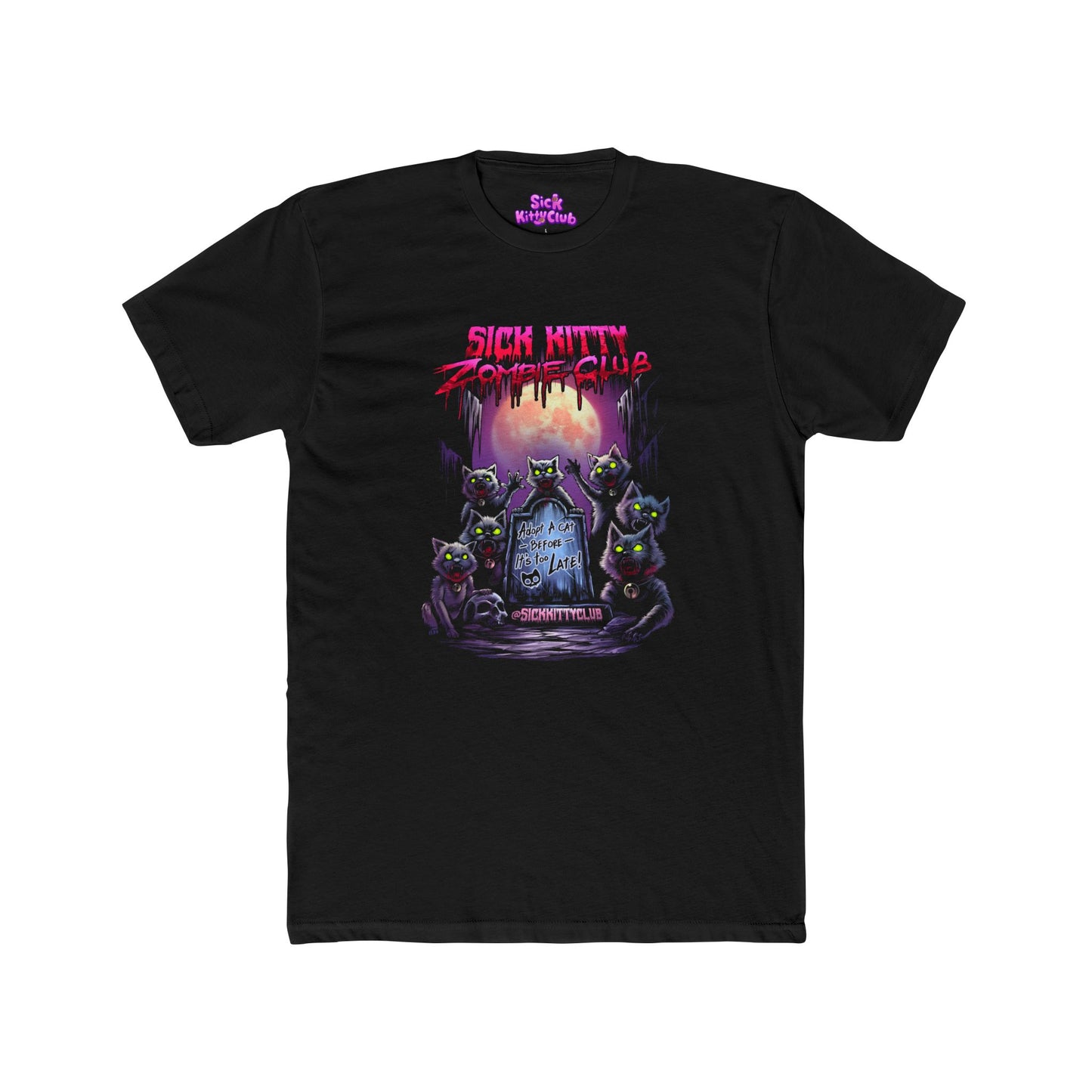 Sick Kitty Zombie Club T-Shirt