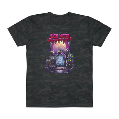Sick Kitty Zombie Club Camo T-Shirt