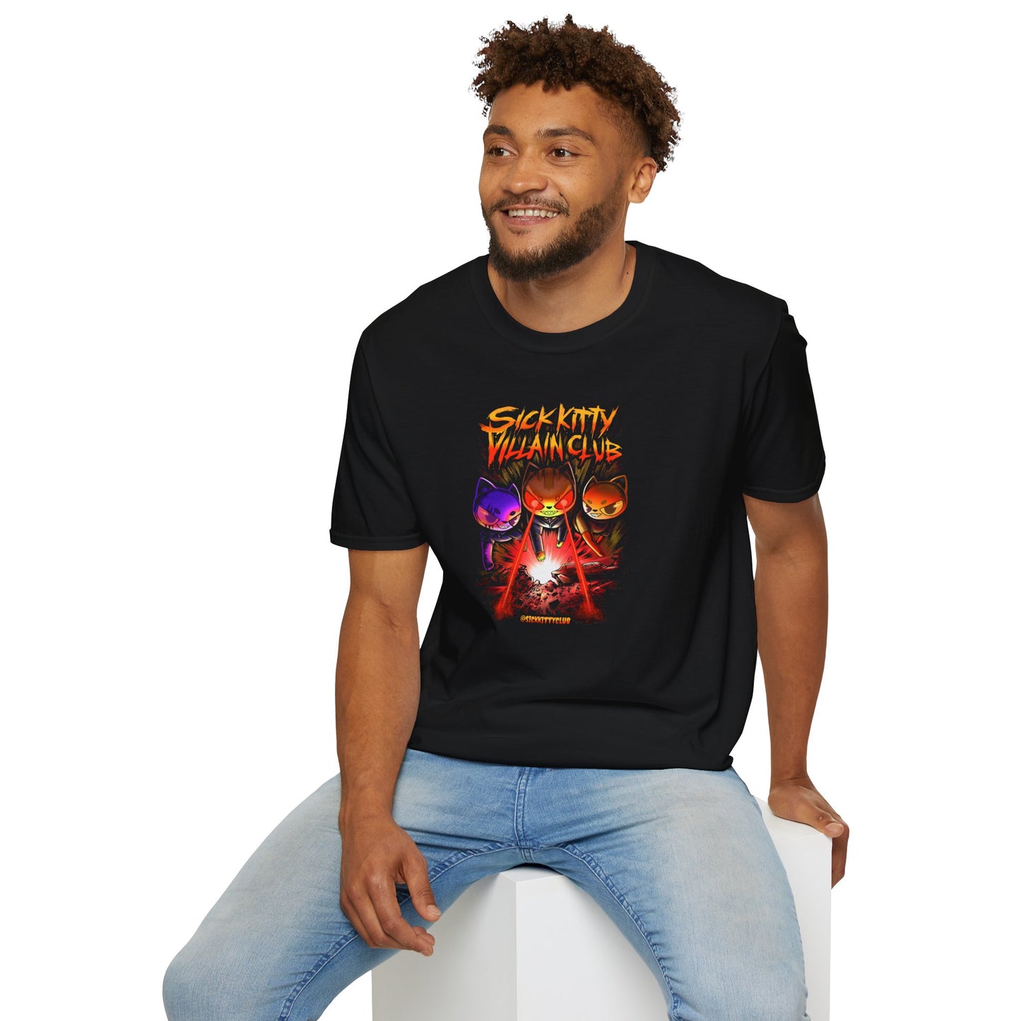 Sick Kitty Villain Club Soft T-Shirt