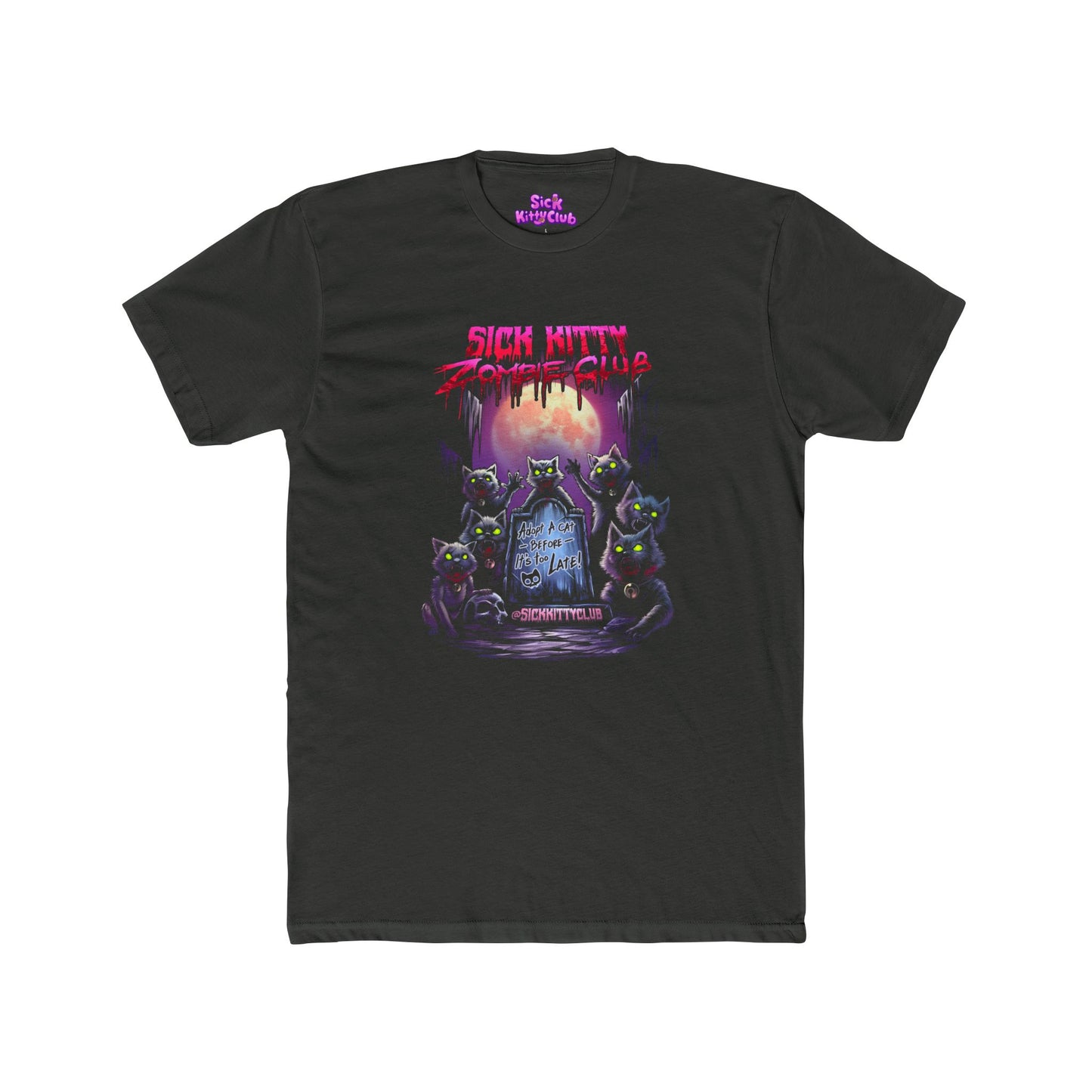 Sick Kitty Zombie Club T-Shirt