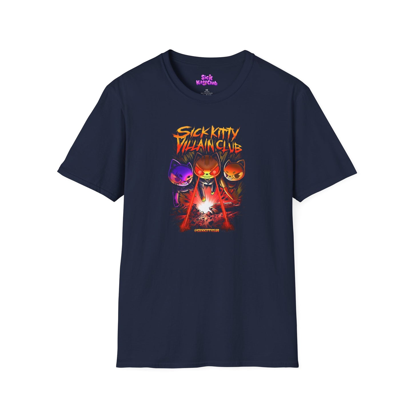 Sick Kitty Villain Club Soft T-Shirt